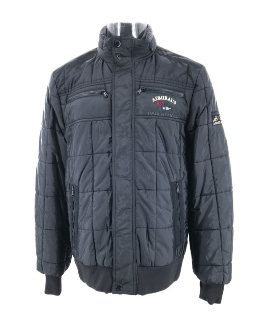 Paul & Shark Logo Long-sleeved Cotton Suit In Black