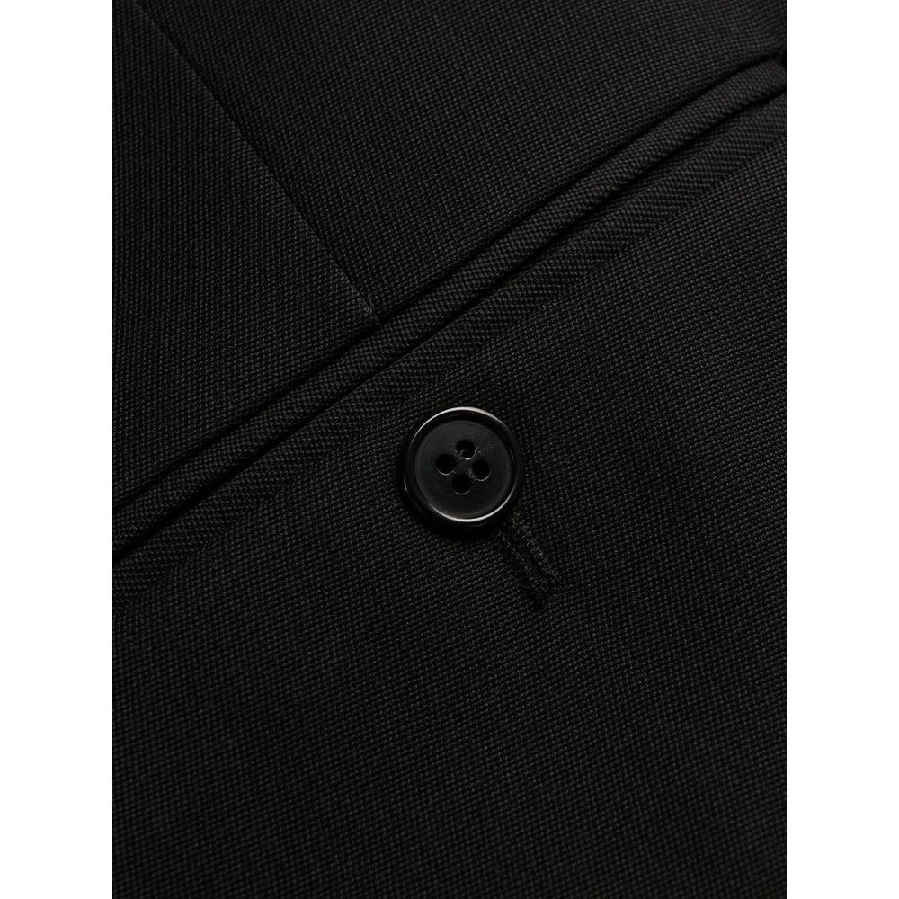 Saint Laurent Side-stripe Tailored Trousers In Black