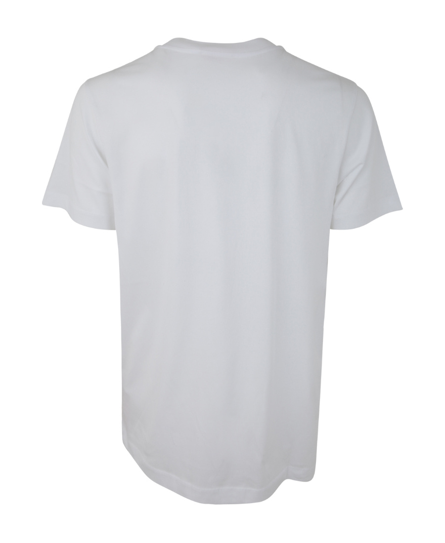 Marni Logo-embroidered Cotton T-shirt In White