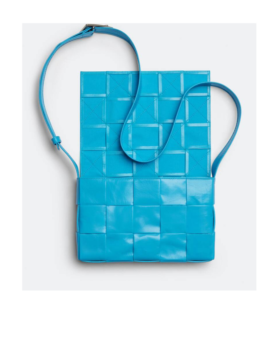 Bottega Veneta Cassette Satchel Bag In Blue