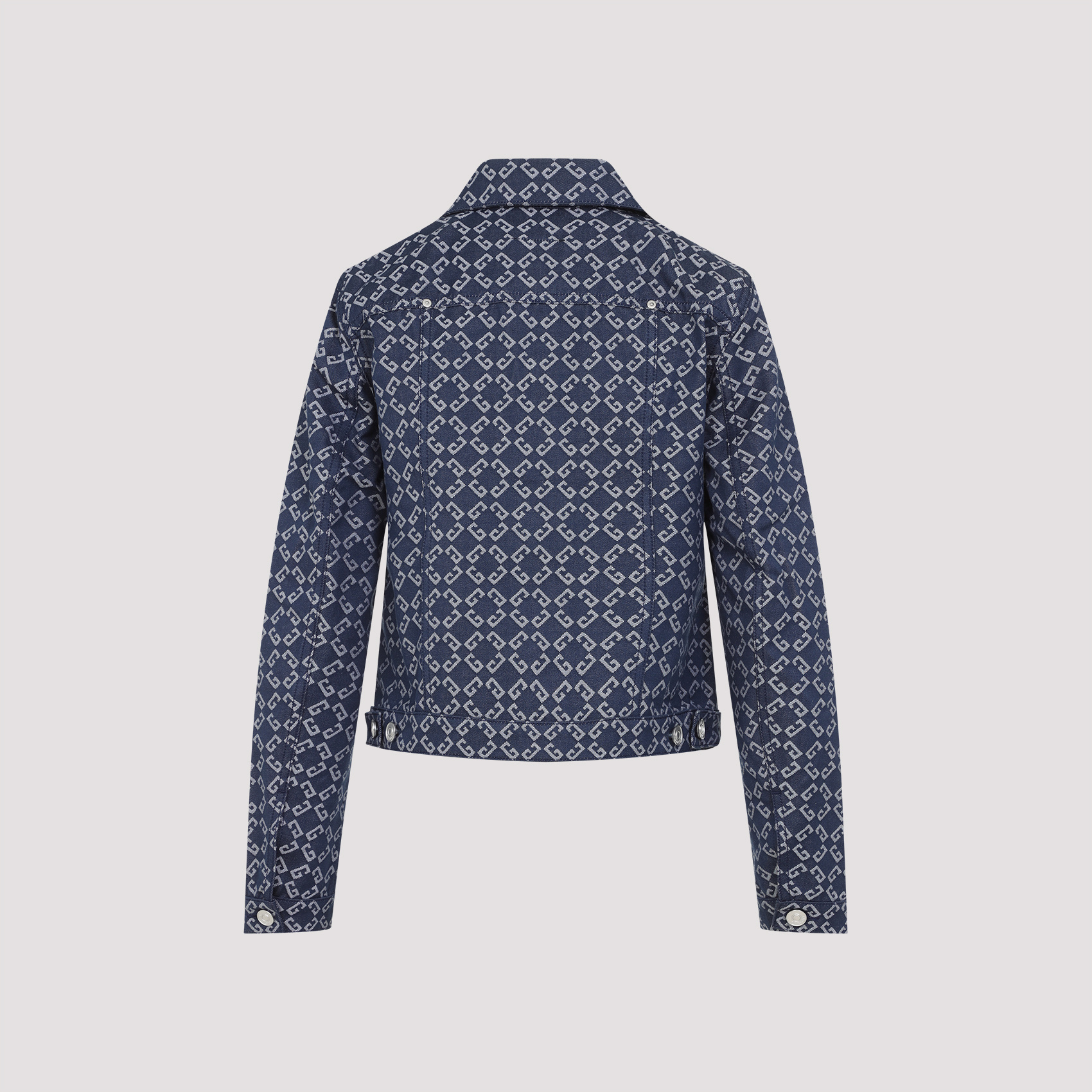 Givenchy Logomania Denim Jacket In Blue