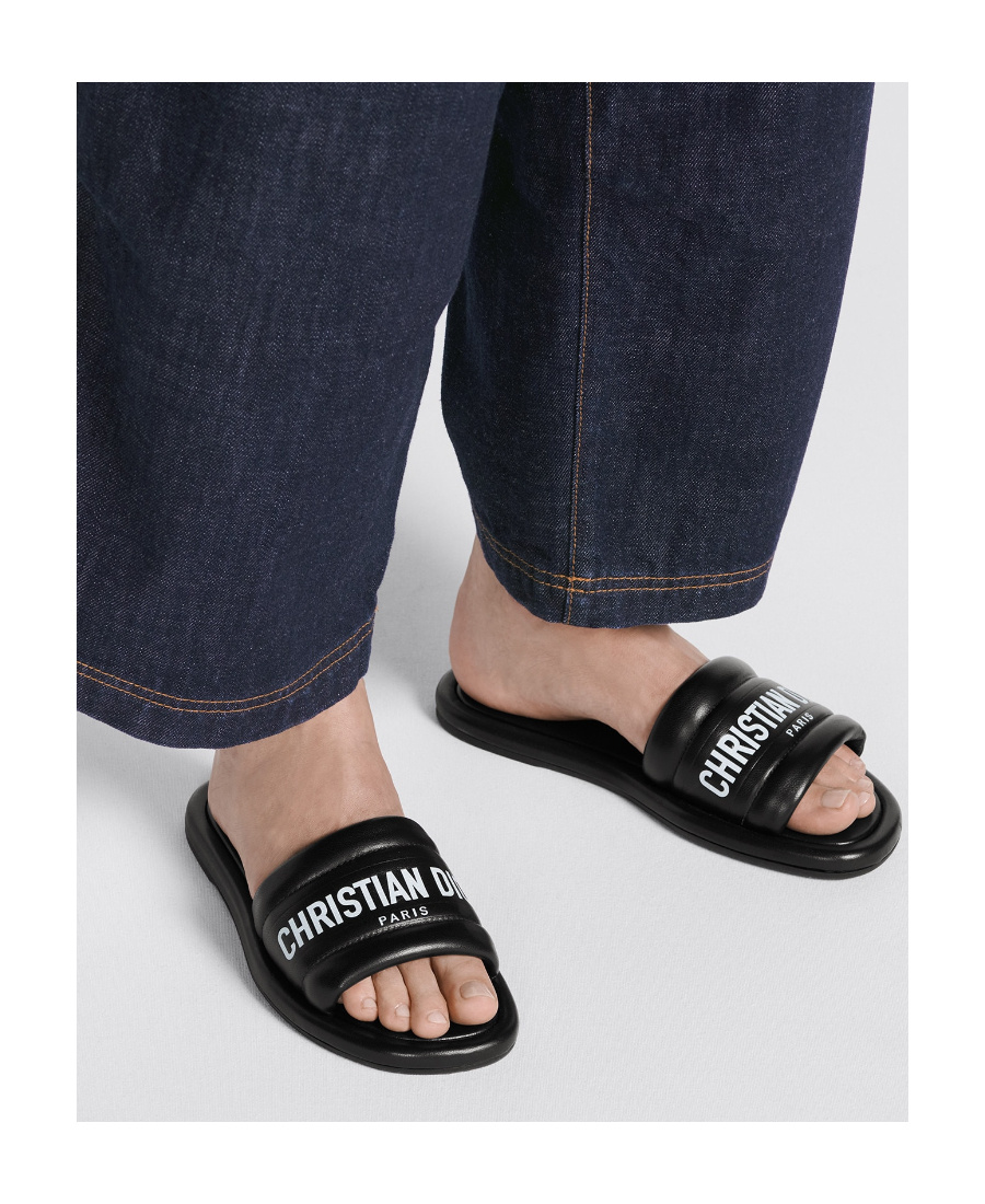 Dior Every-d Flip Flops In Black