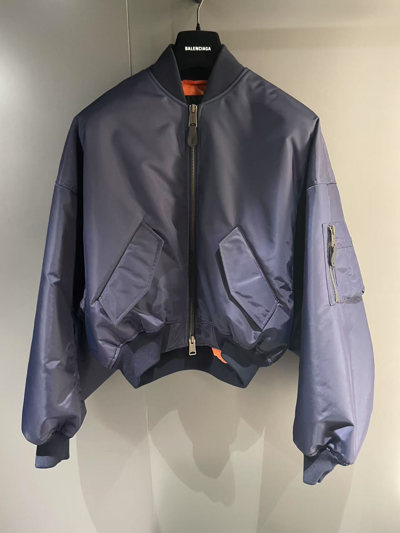 Balenciaga Pilot Casual Jacket In Black