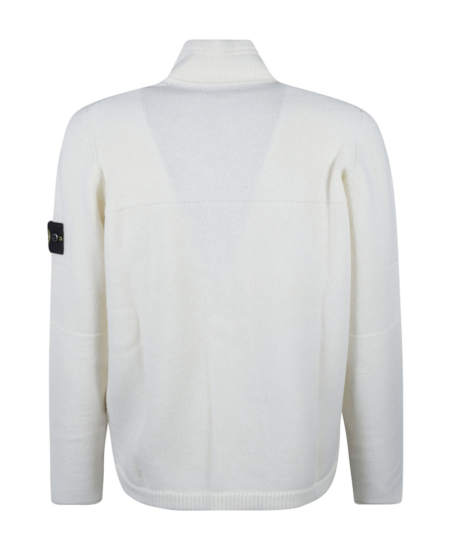 Stone Island 6100068 Half-zip Sweatshirt In White