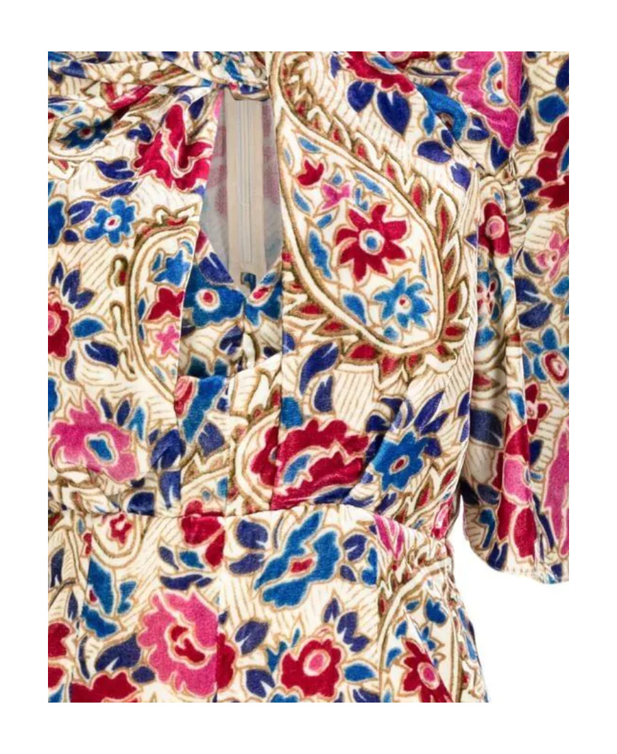 Isabel Marant Paisley Printed Shirt In Nude