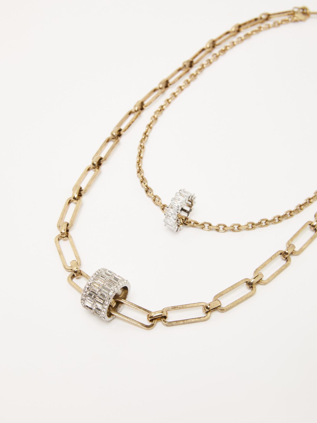 Weekend Max Mara Metal Double-strand Necklace