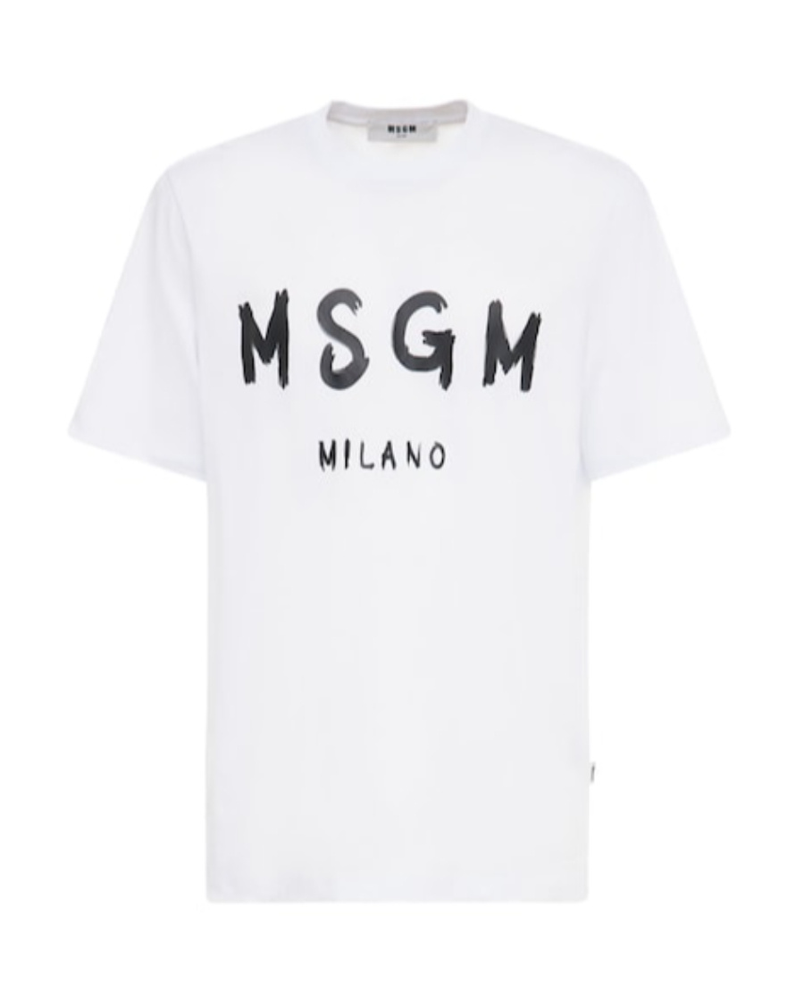 MSGM LOGO PRINTED T-SHIRT