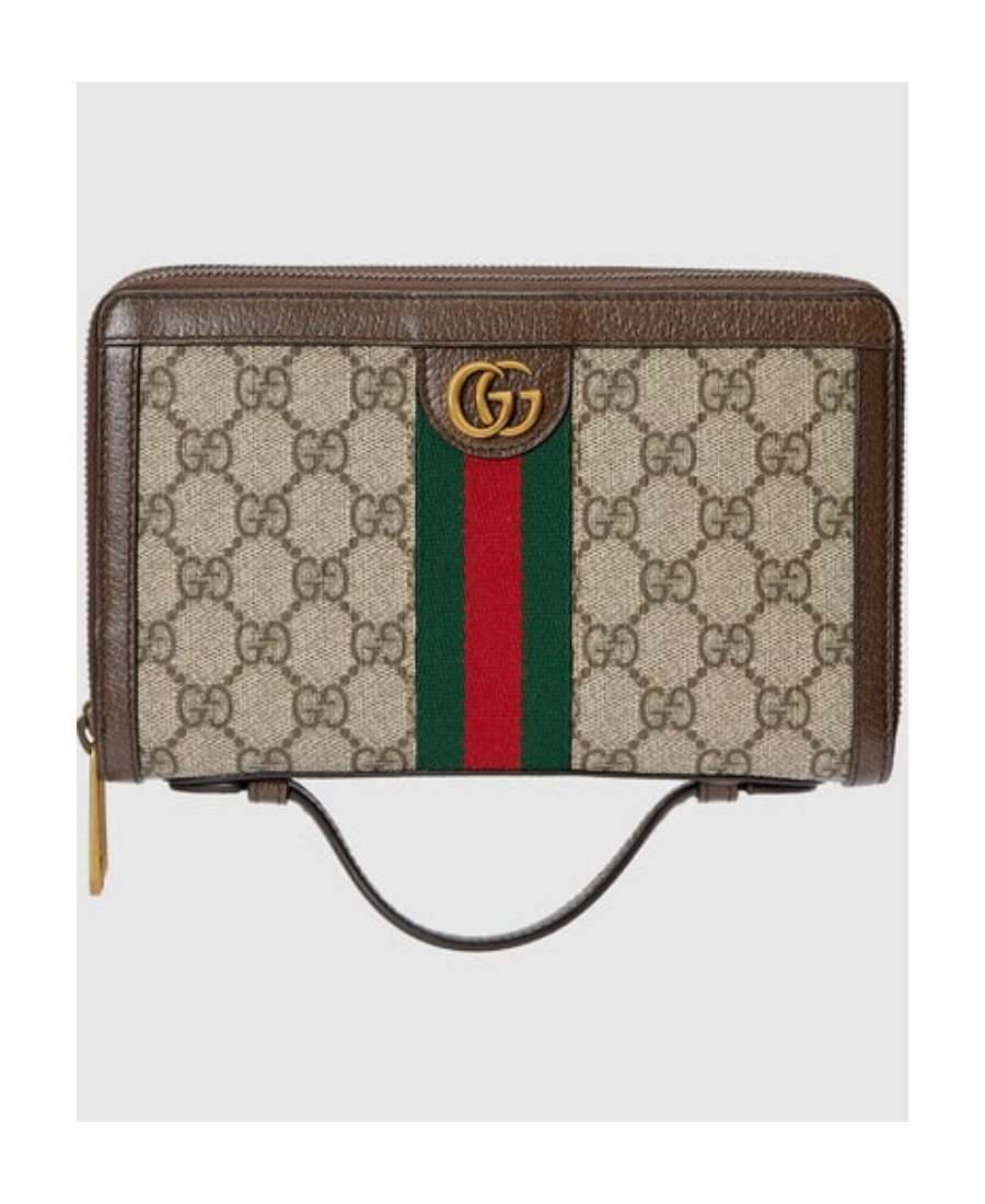 Gucci Ophidia Gg Travel Case In Nude