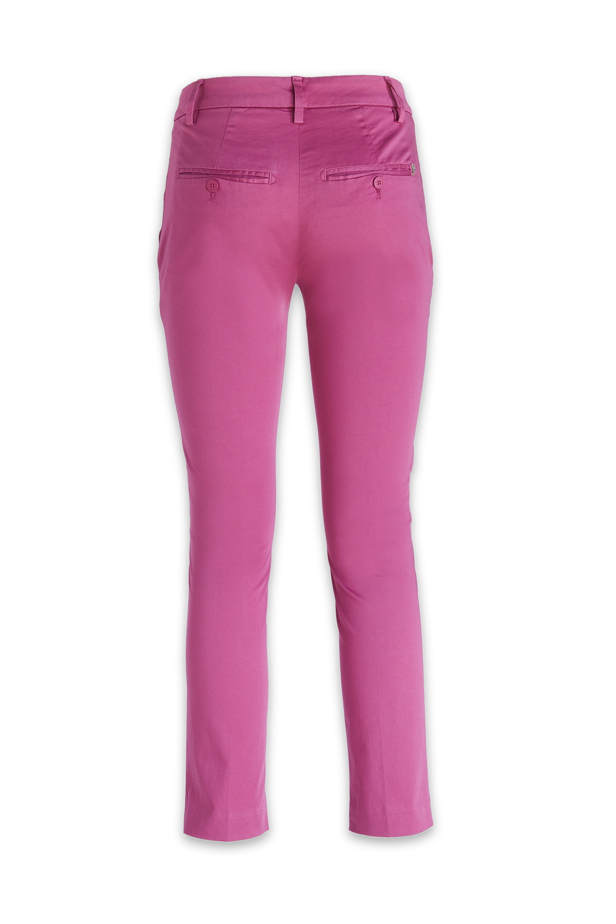 Dondup Cotton Trousers With Belt Loops And Pockets In Pink