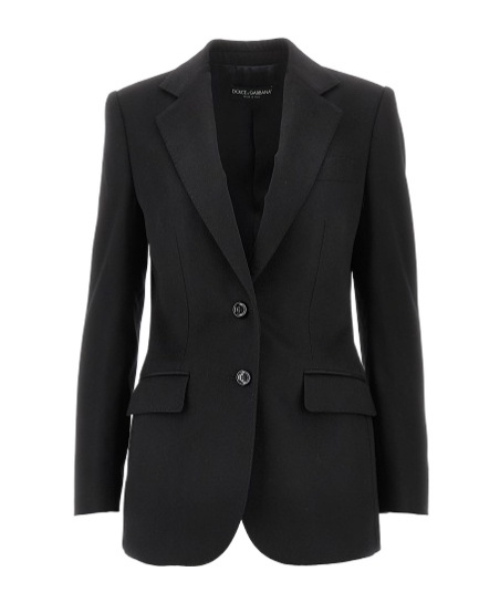 Dolce & Gabbana Single-breasted Blazer In Black