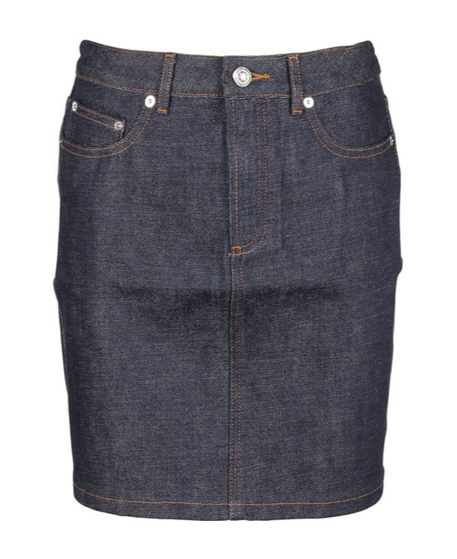 Apc High Waisted Skirt In Black