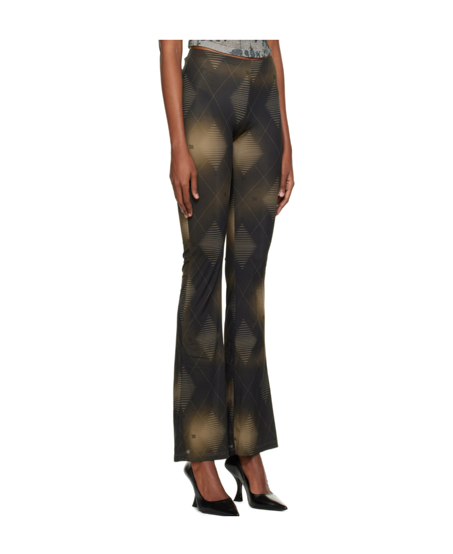 Misbhv Logo Printed Casual Pants In Black