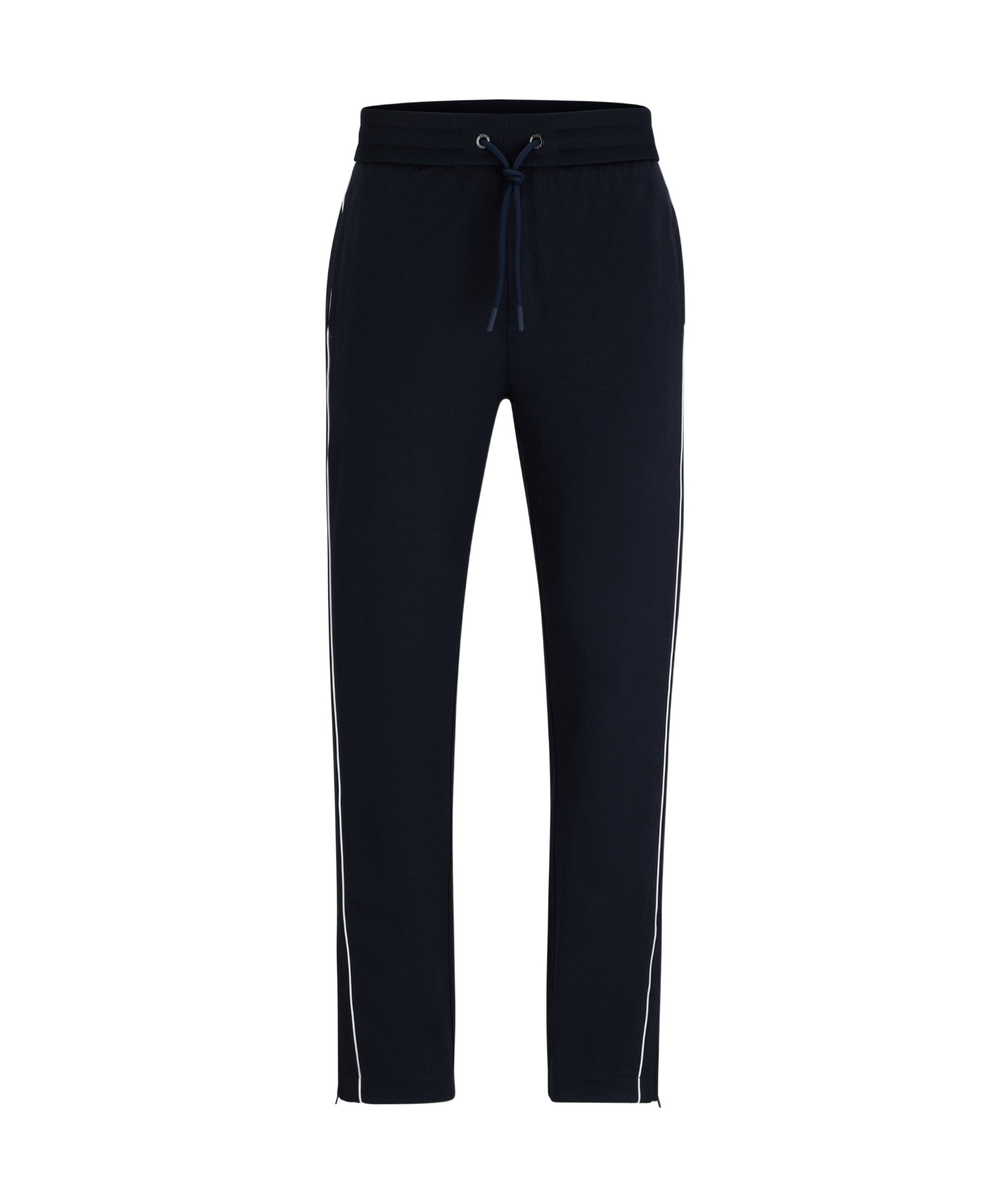 Shop Hugo Boss Lamont Drawstring Track Pants In Black