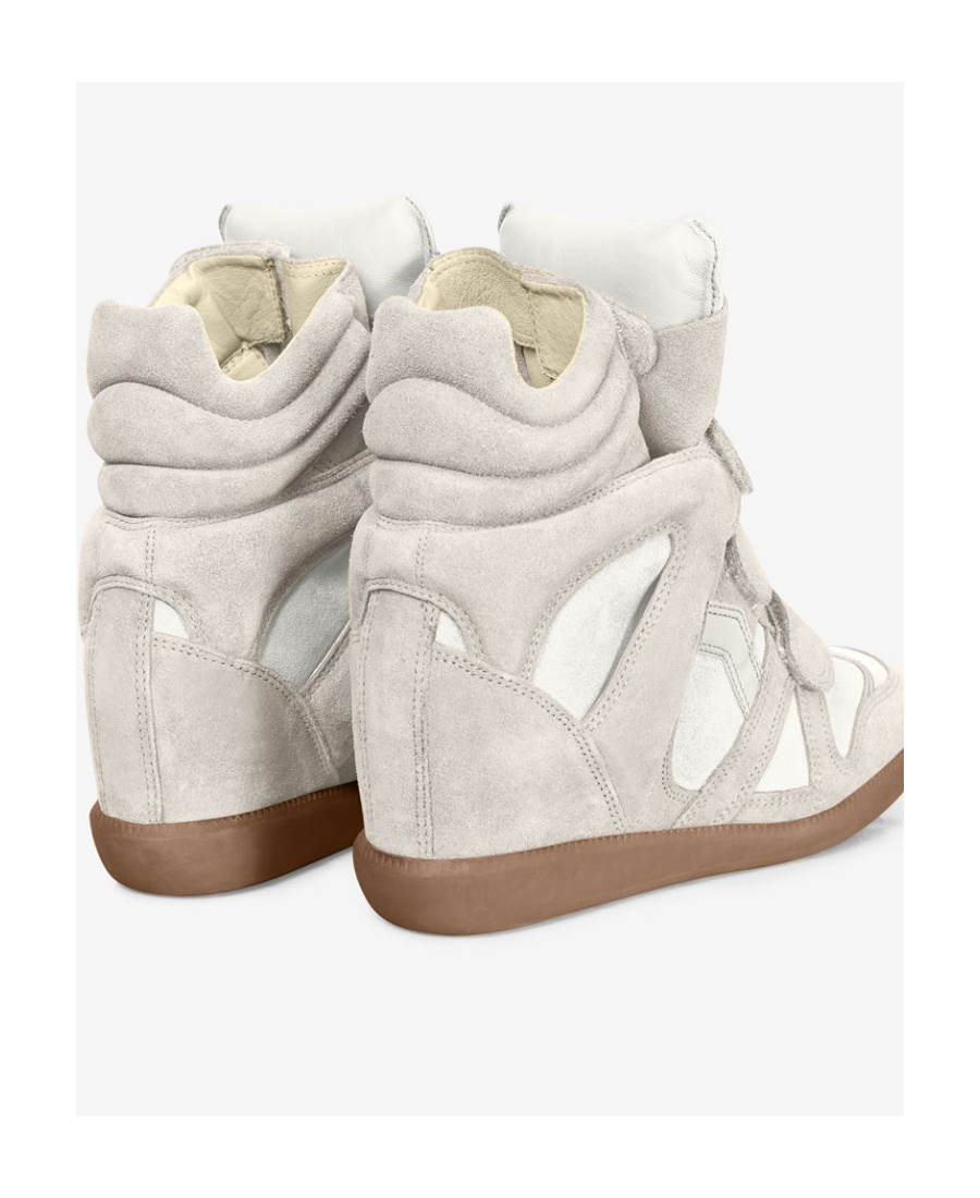 Isabel Marant Womens Bone/comb Bekett Suede High-top Trainers Eur 36 / 3 Uk In Nude &amp; Neutrals