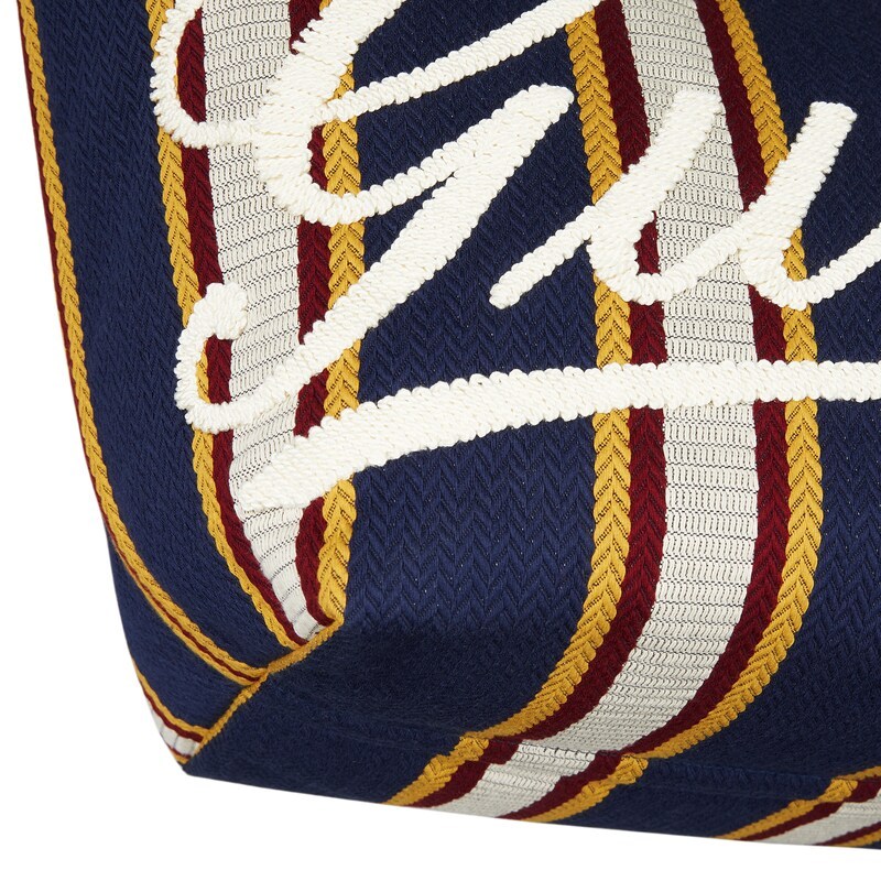 Gucci Embroidered Medium Canvas Tote Bag