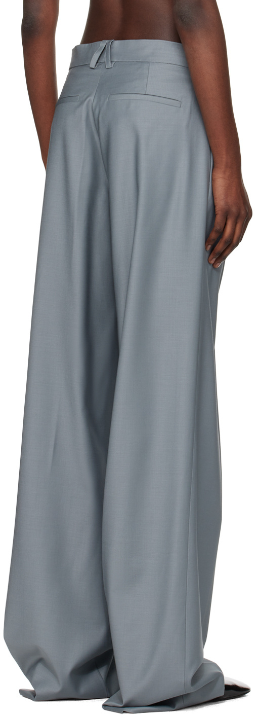 16arlington Plain Weave Wide-leg Trousers