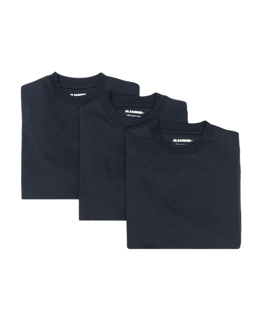 Shop Jil Sander 3-pack T-shirt Set In Black