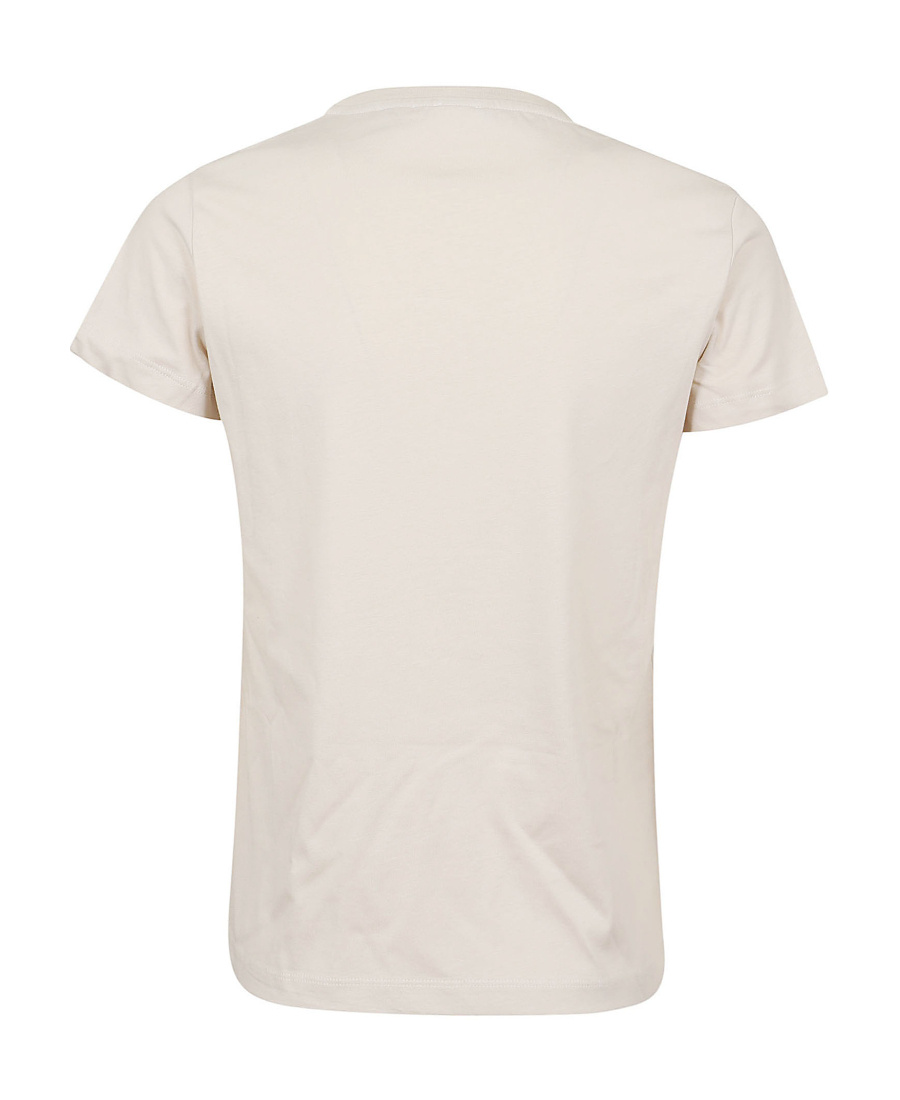 Pinko Logo Embroidered Crewneck T-shirt In Neutral