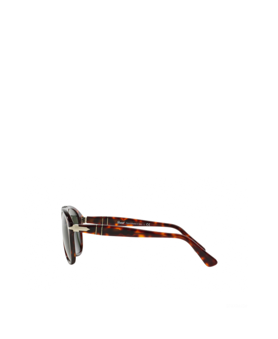 Persol Oval Frame Sunglasses In Green