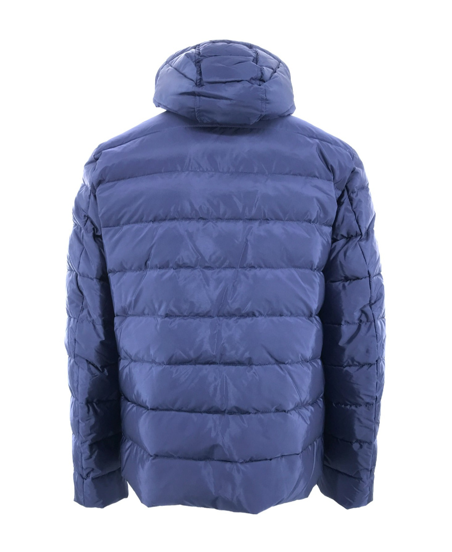 Shop Paul & Shark Logo Down Jacket In Blue