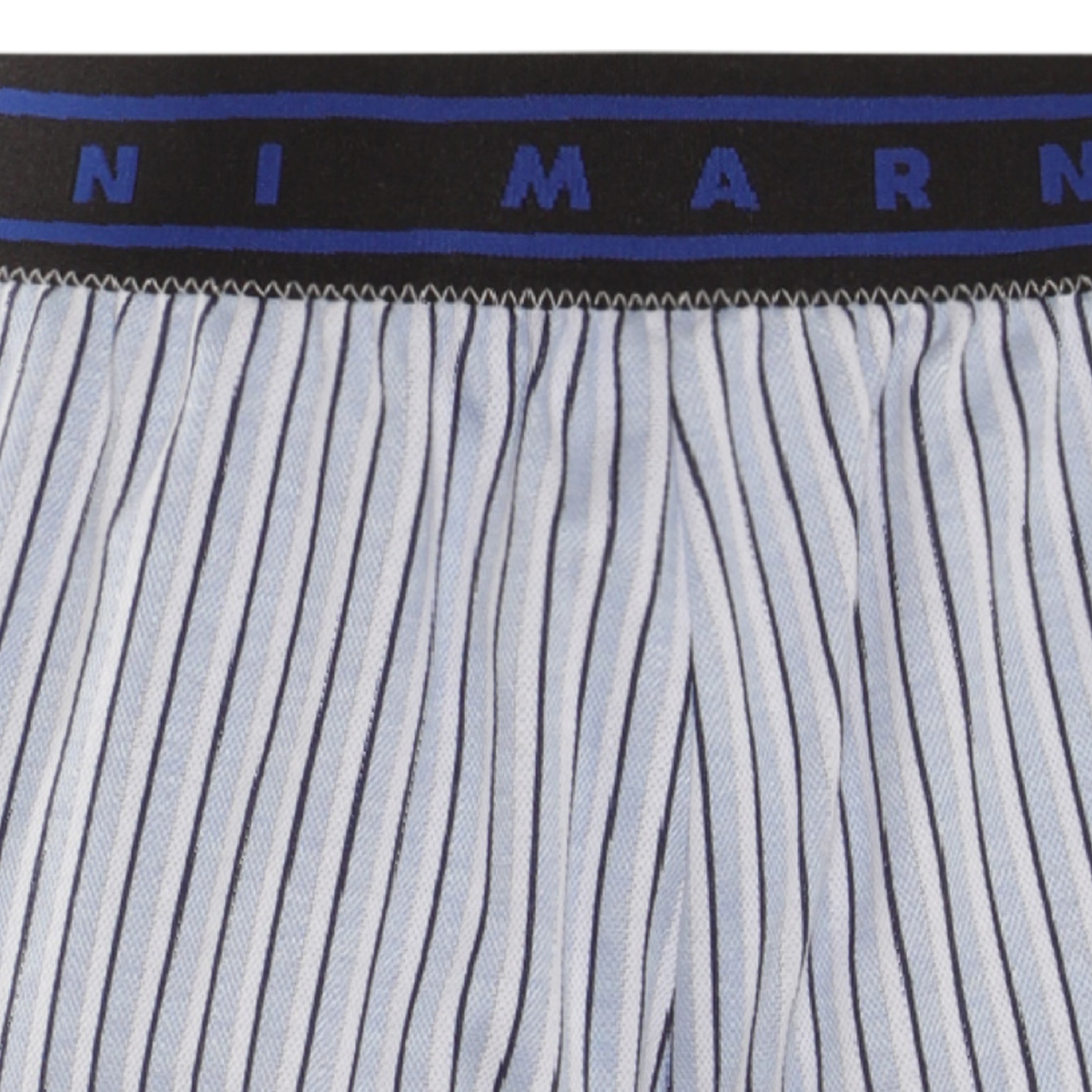 Marni Relaxed-fit Bermuda Shorts With Textured Stripe Pattern In Gray