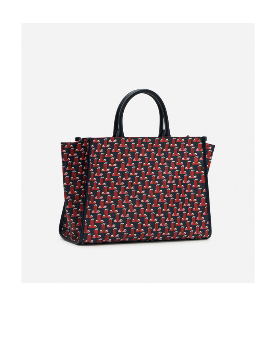 LANVIN MONOGRAM-PRINT TOTE BAG