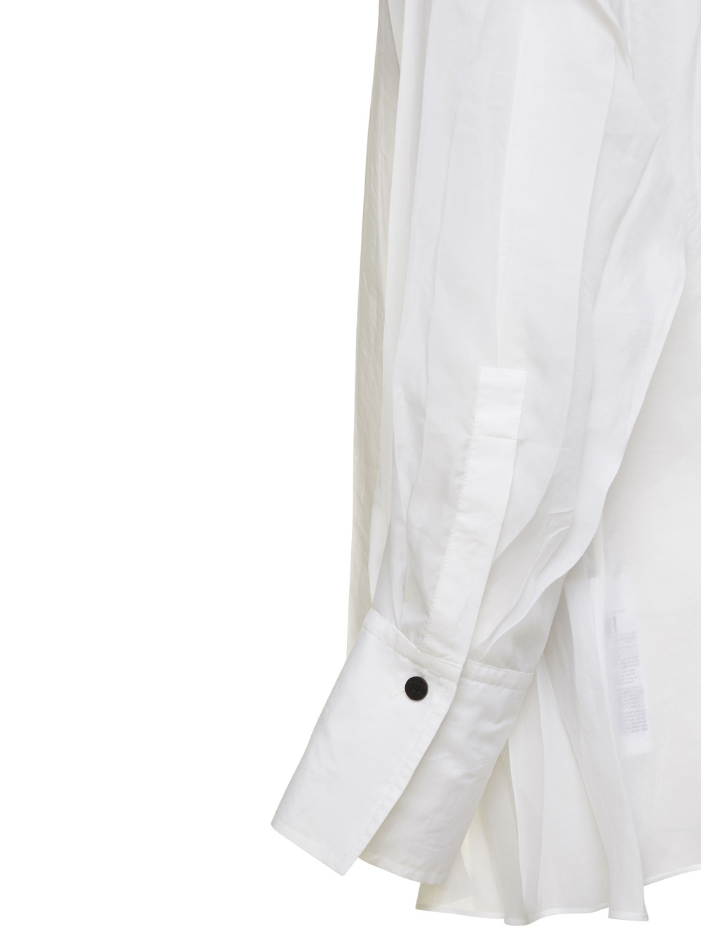 Ferragamo White Caftano Shirt In Silk Blend Woman In White