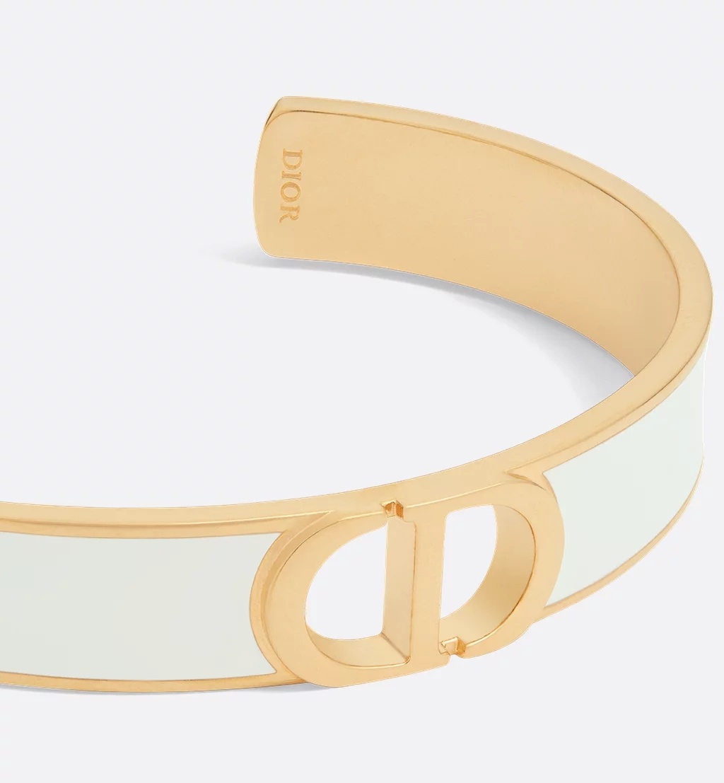 Dior 30 Montaigne Thin Bangle In Yellow