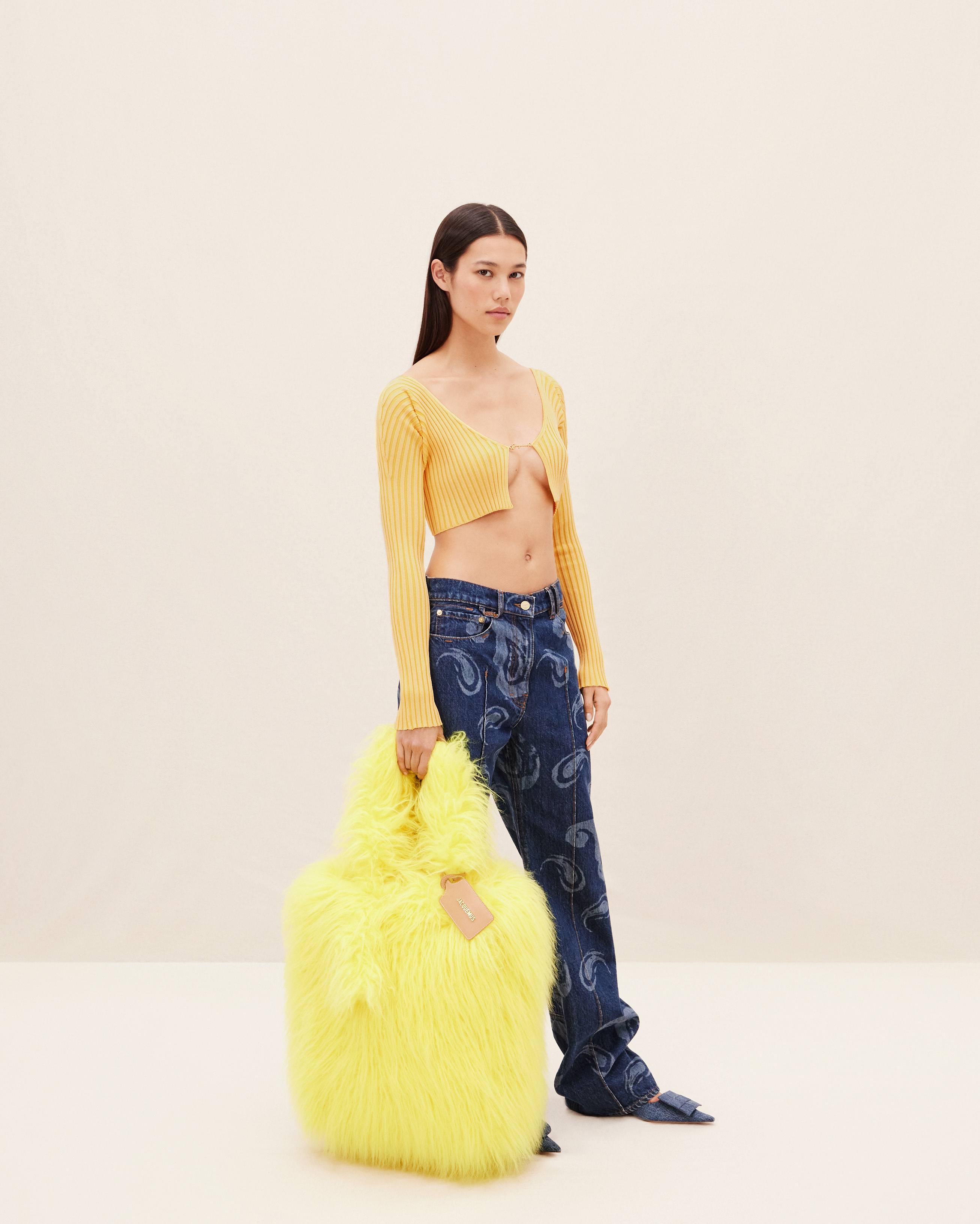 Jacquemus La Maille Pralu In Yellow