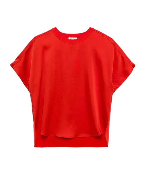 Jonathan Simkhai Addy Knit-panel T-shirt
