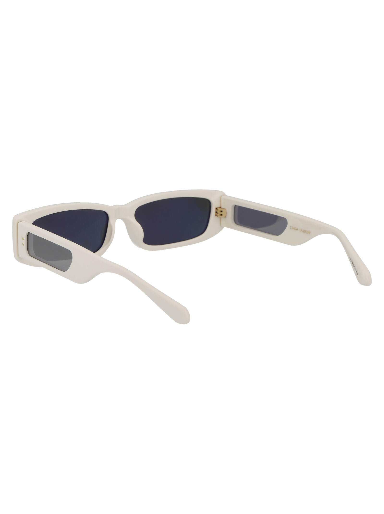 Linda Farrow Geometric Sunglasses In Black