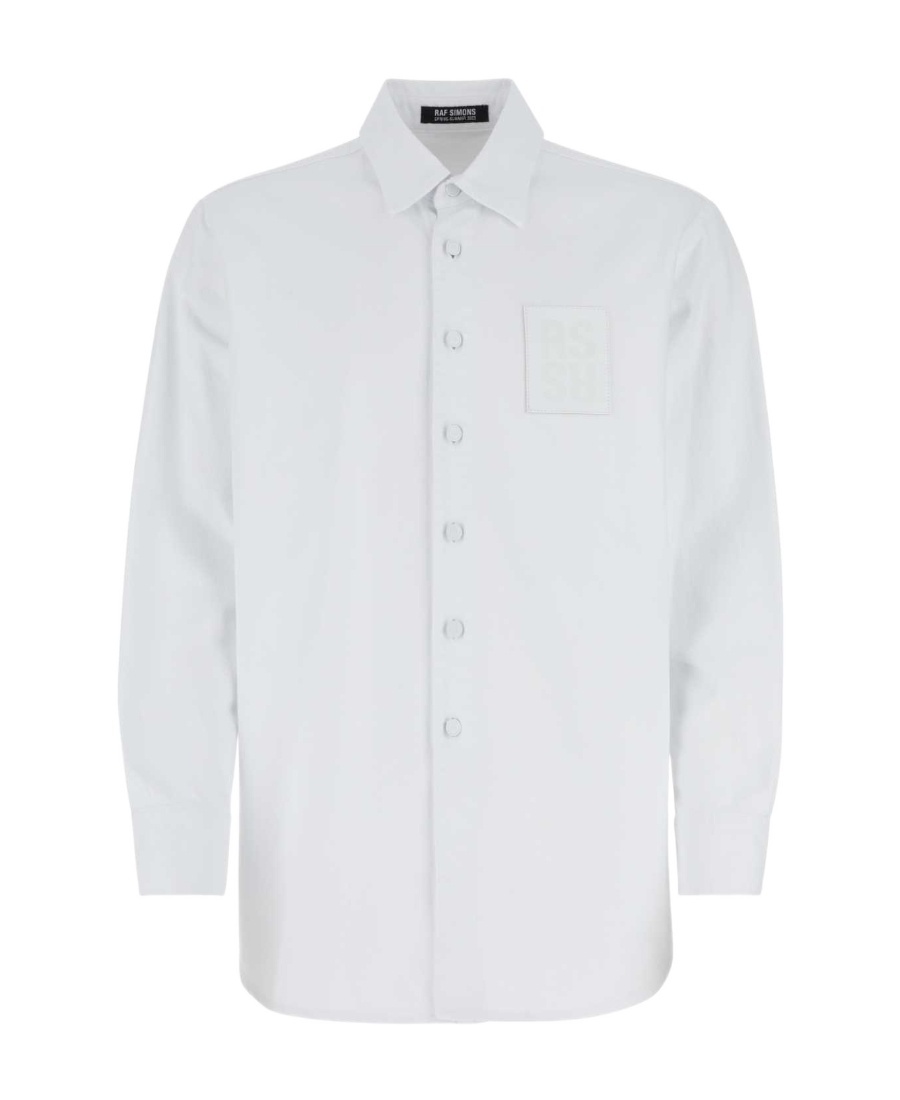 Raf Simons Men's Denim Shirt In White