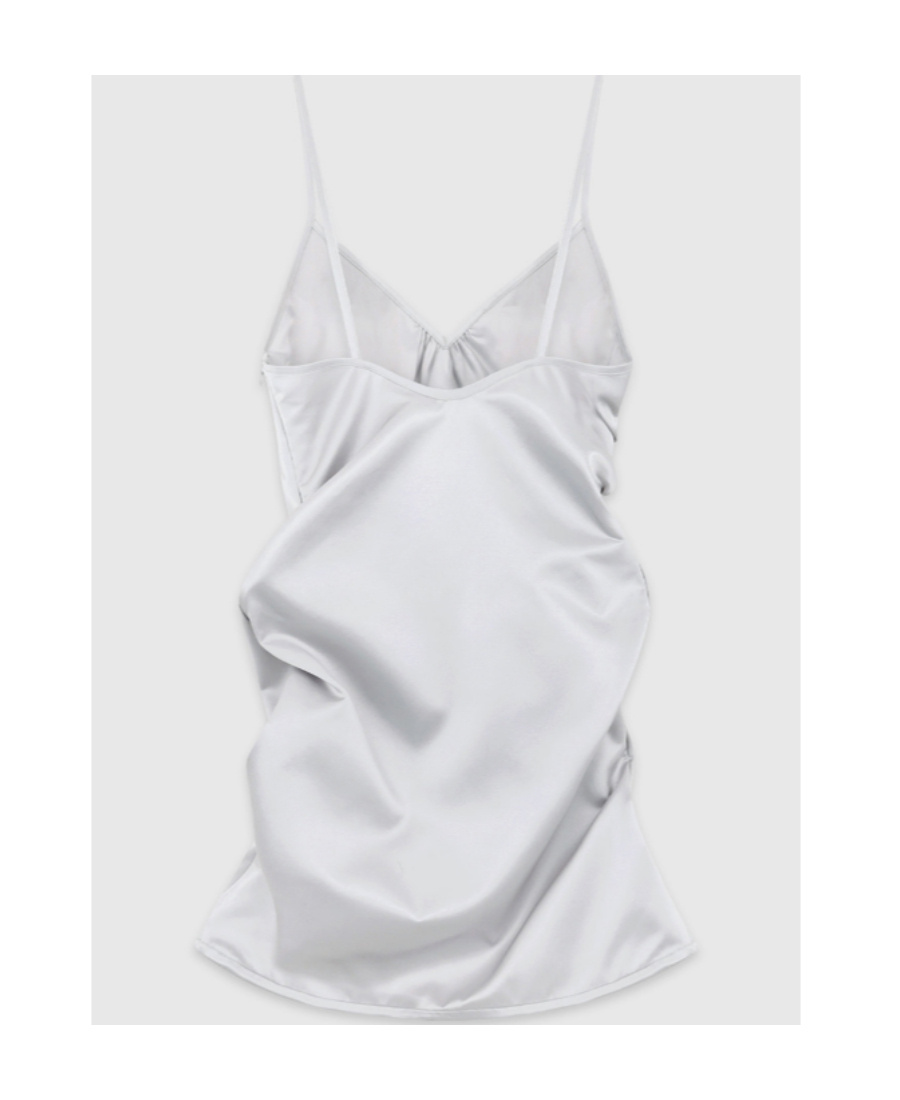 We11 Done Logo Halter Skirt In White