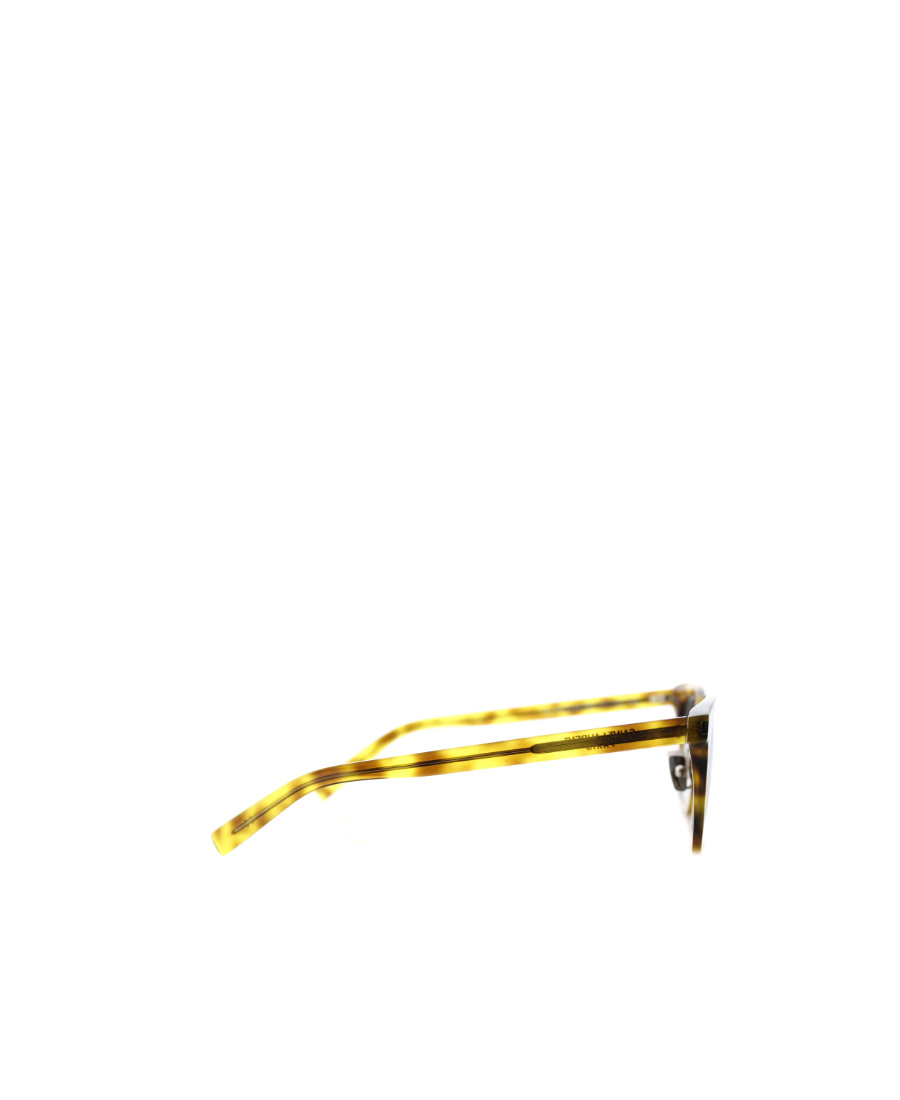 Saint Laurent Logo Sunglasses In Gray