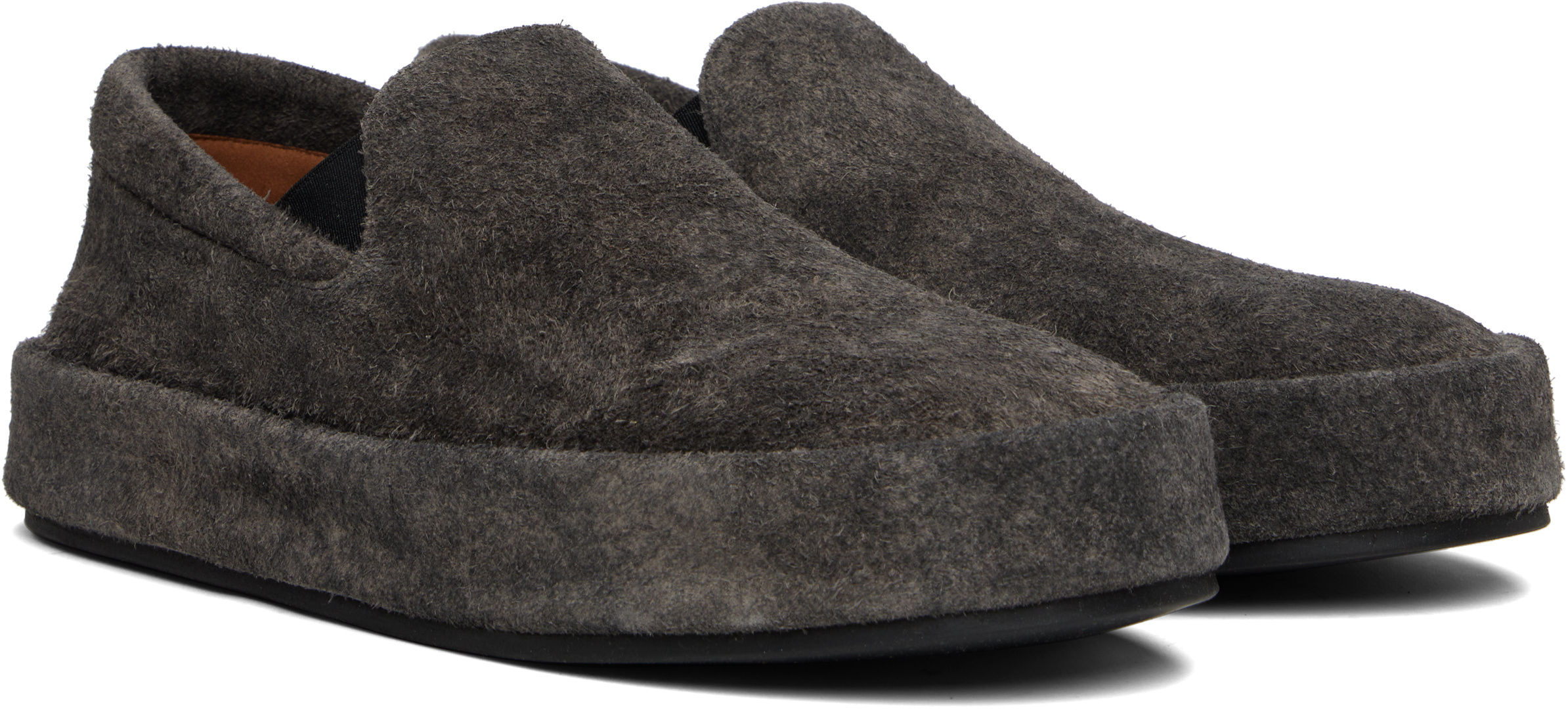 Marsèll Black Cassapelle Slip-on Sneakers In Black