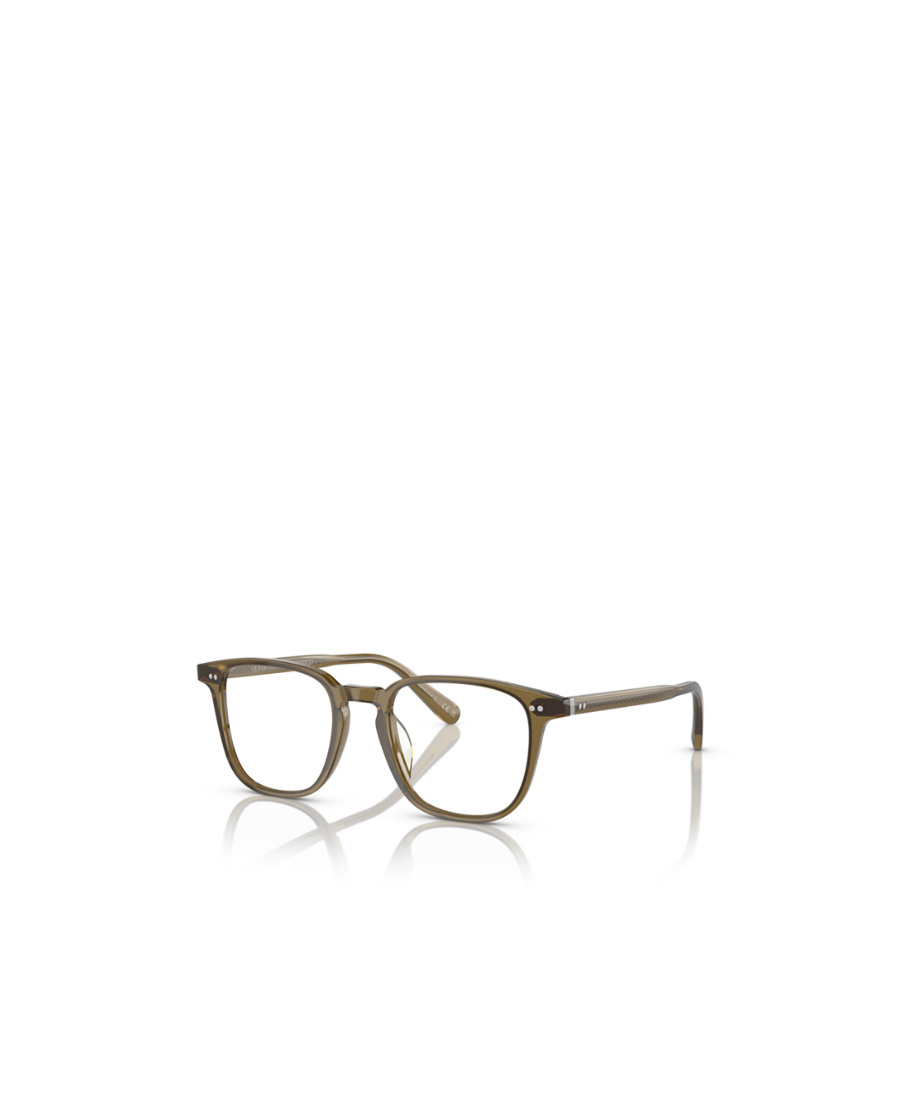 Oliver Peoples Nev Square-frame Glasses In Brown
