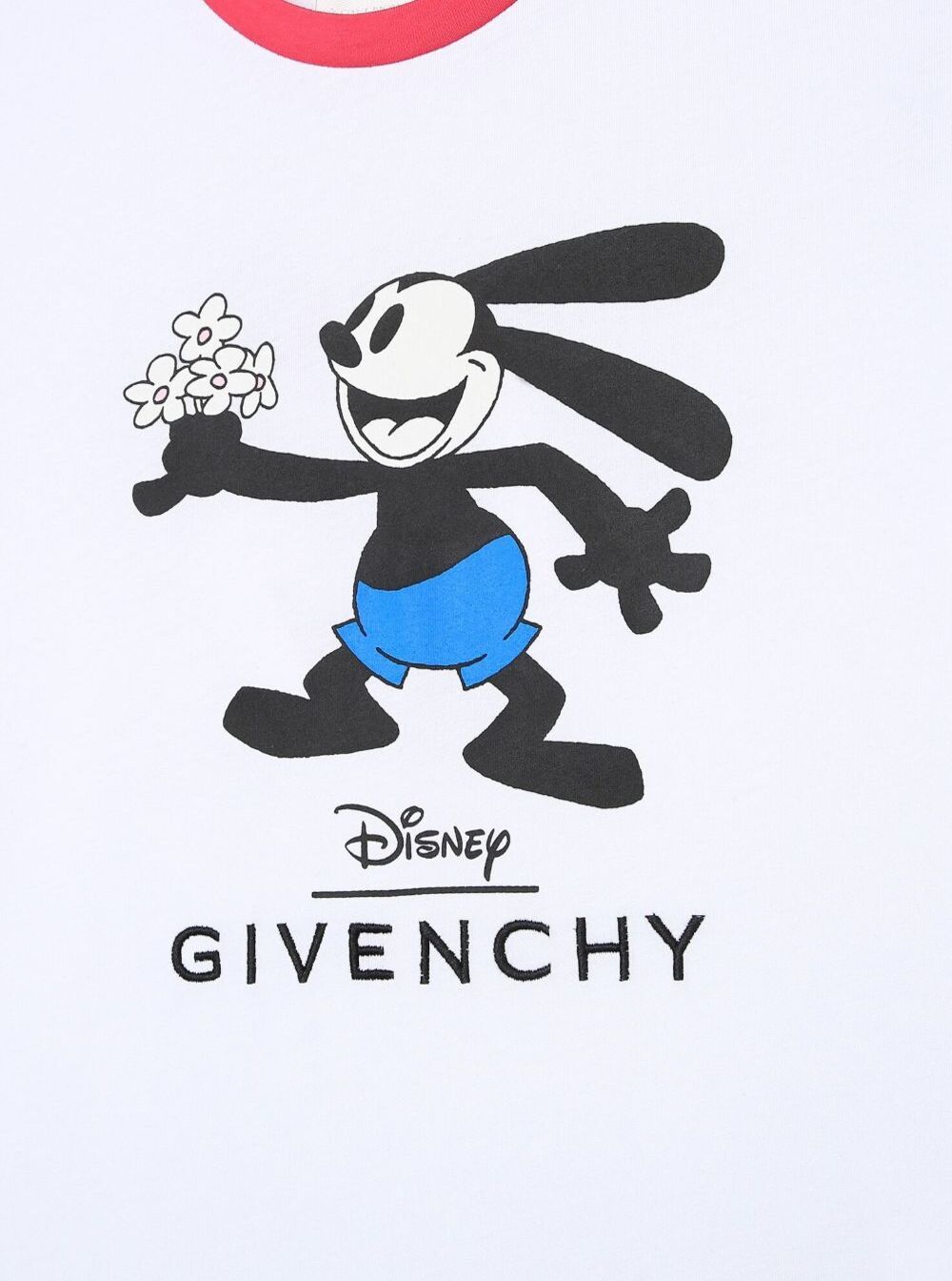 Givenchy Cartoon-print Organic-cotton T-shirt In White