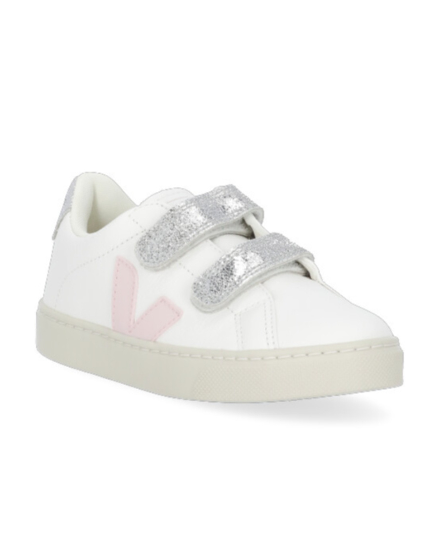 Veja Touch-strap Low-top Trainers In White