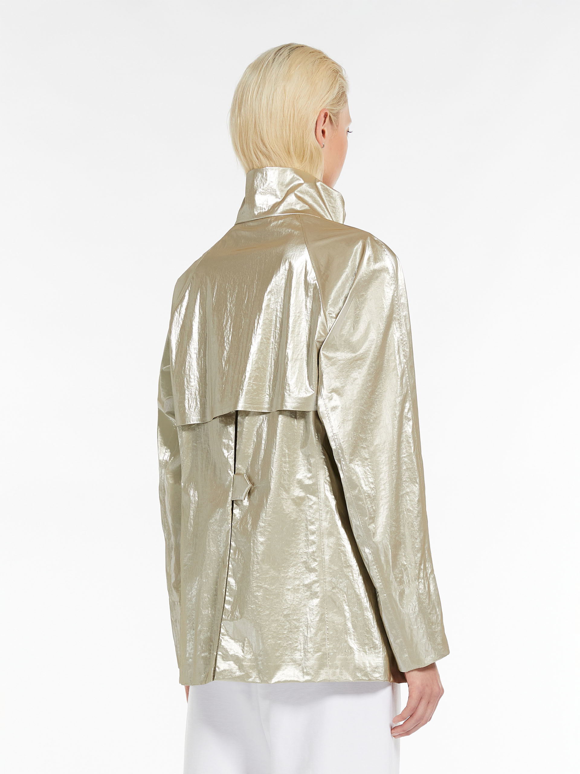Max Mara Front Zipper Casual Jacket In Nude