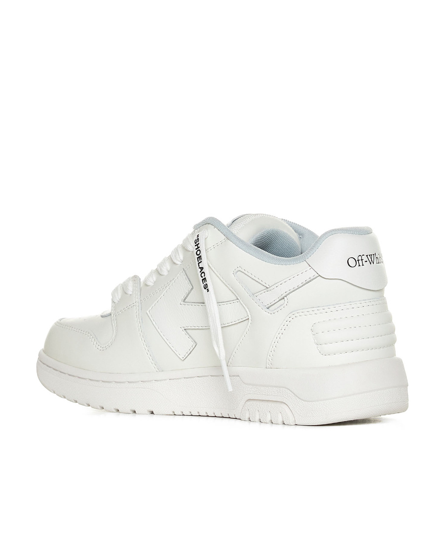 Shop Off-white Out Of Office 'for Walking' Leather Sneakers In White