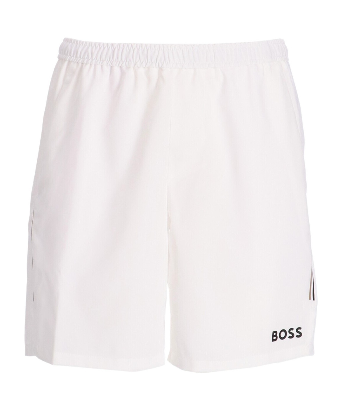Shop Hugo Boss Logo-print Track Shorts In White