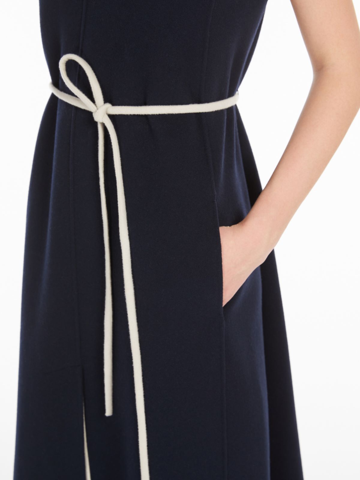 Max Mara Sleeveless Dress In Black
