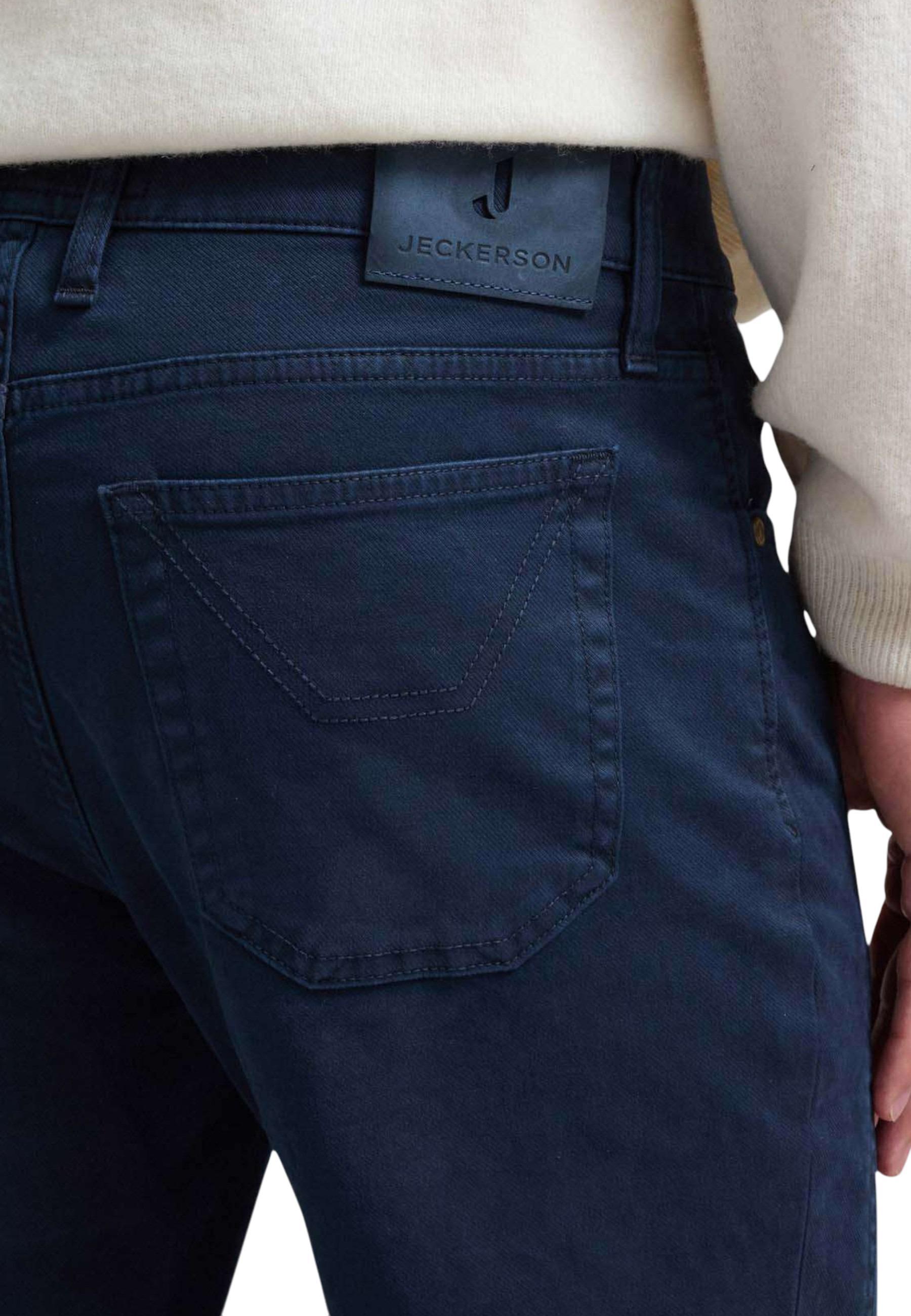 Jeckerson Casual Pants With Belt Loops In Black