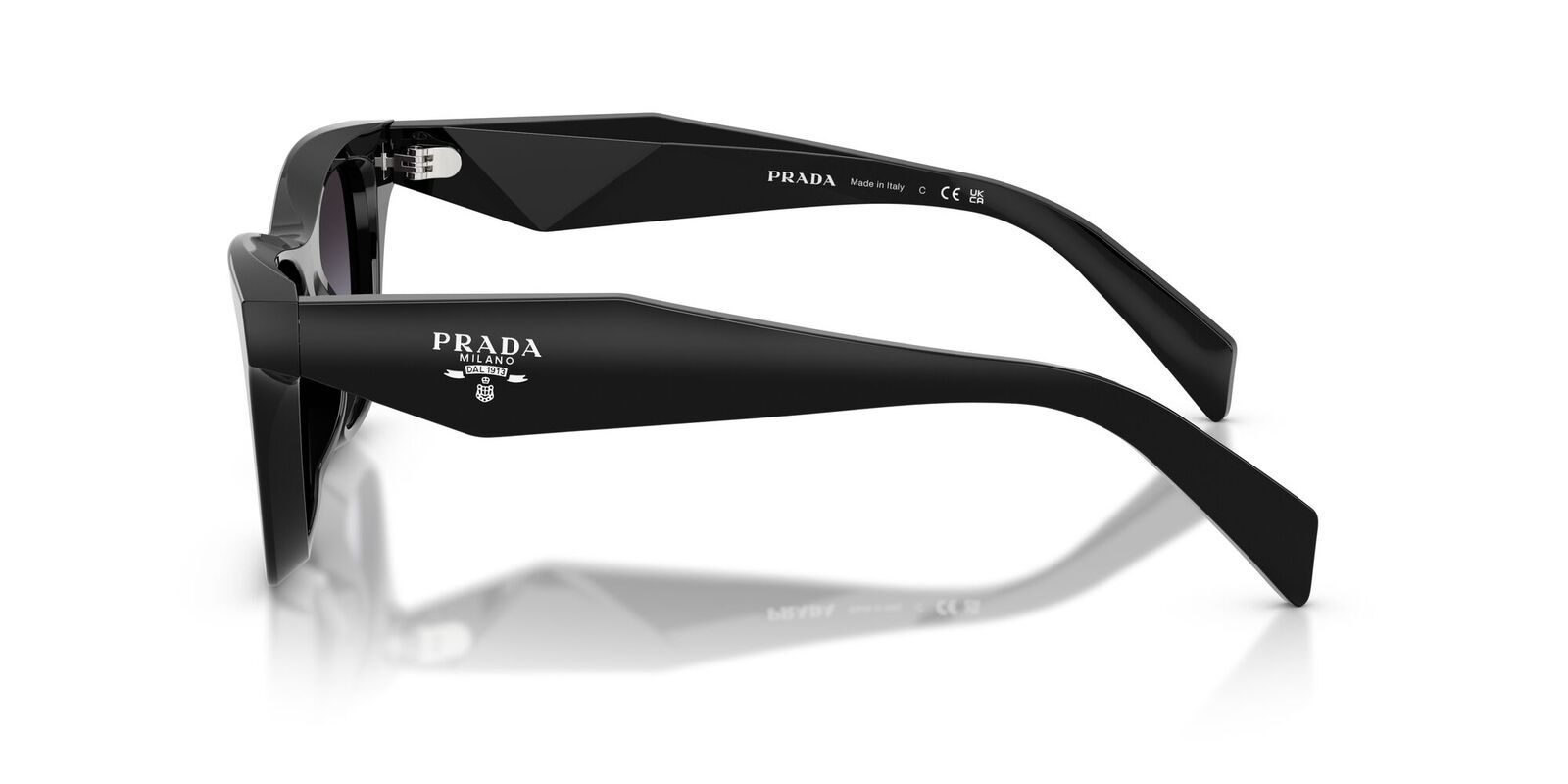 Prada 52mm Butterfly Sunglasses In Black