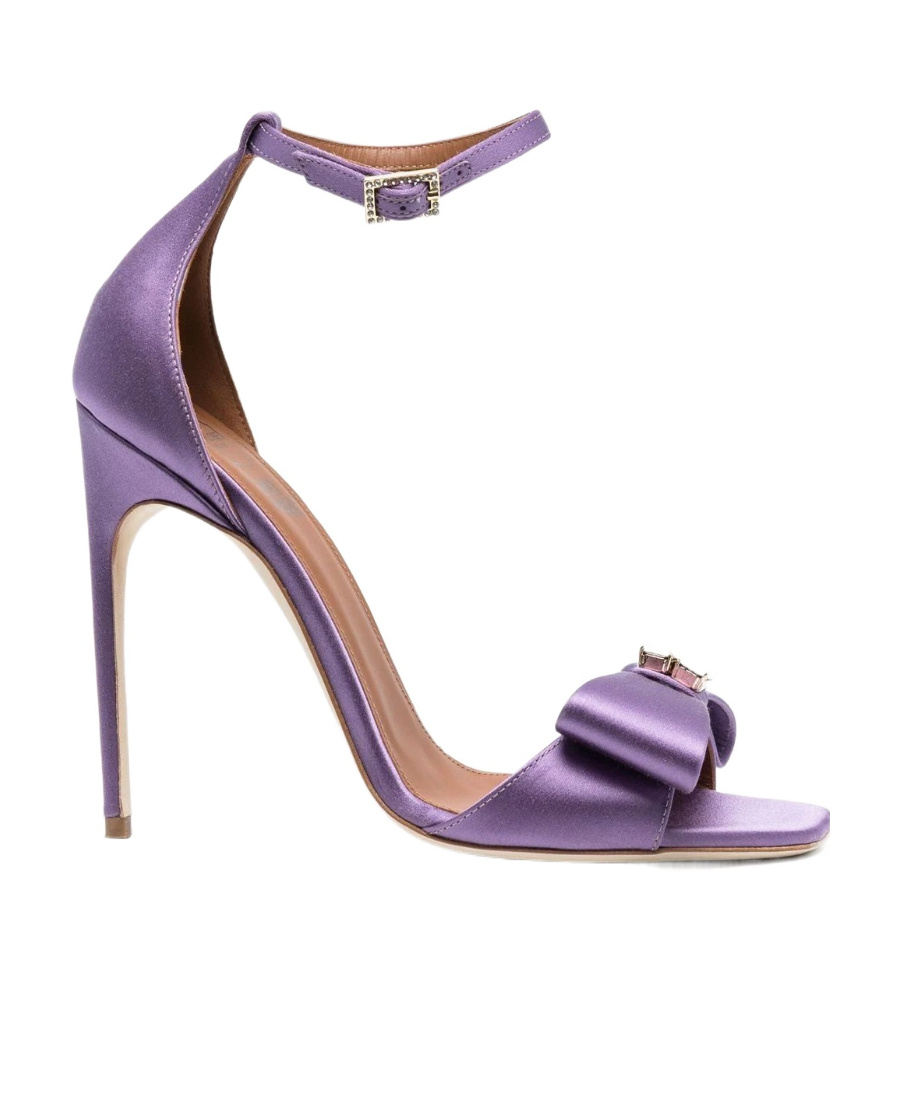 Malone Souliers Emily 110mm Satin Stilettos In Purple