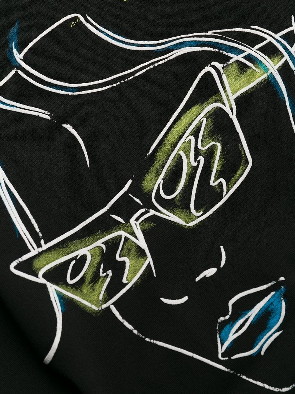 Off-white Pattern Printed T-shirt In Black