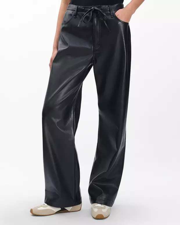 Rag & Bone Casual Pants With Belt Loops In Black