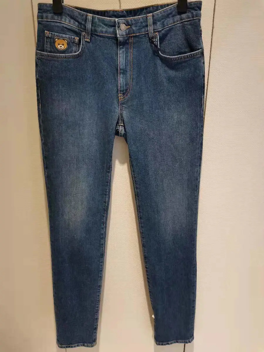 Moschino Slim Jeans In Black
