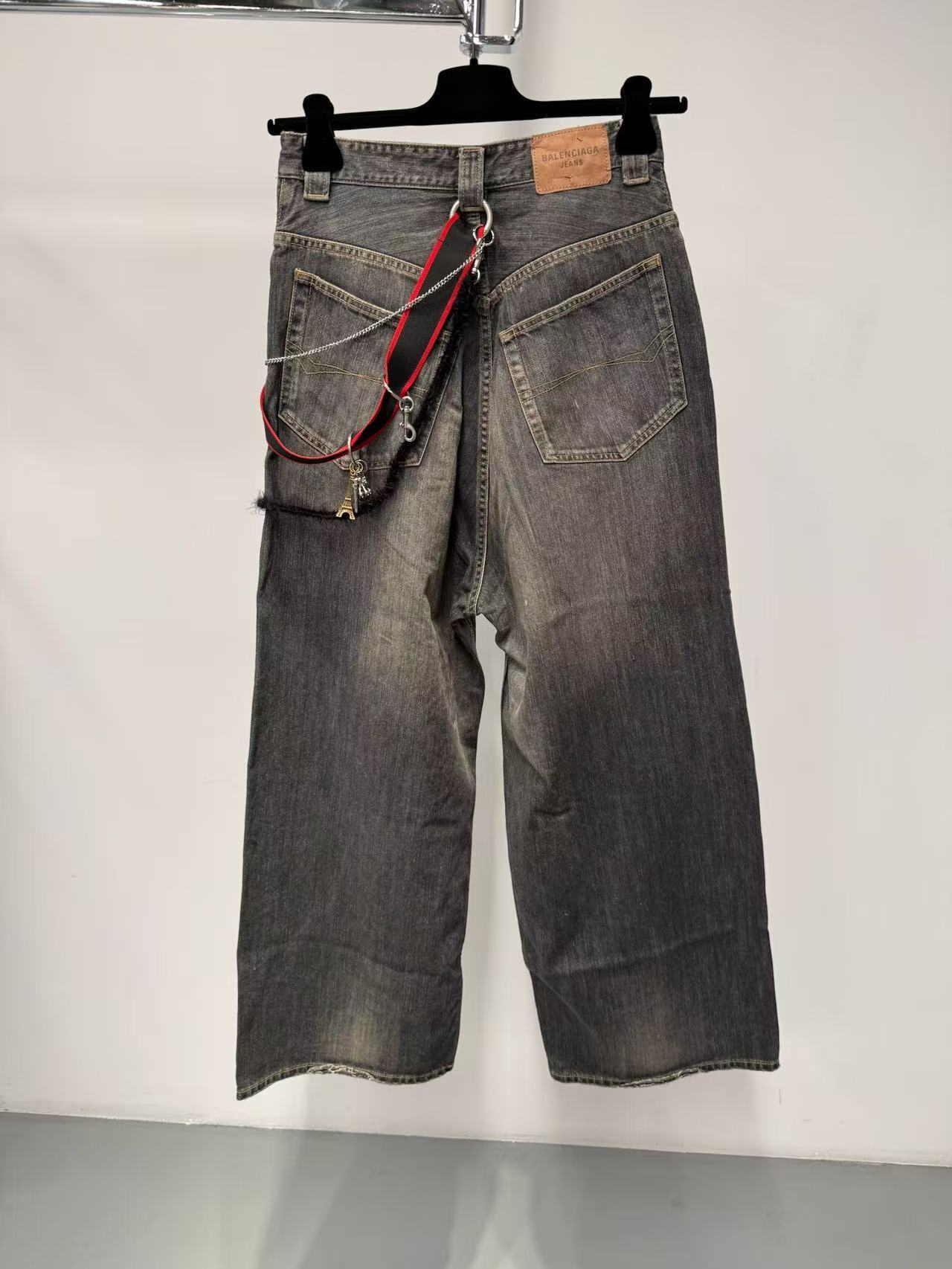 Balenciaga Charms Baggy Jeans