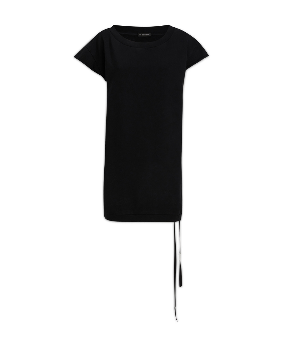 ANN DEMEULEMEESTER LONG-LENGTH COTTON T-SHIRT 